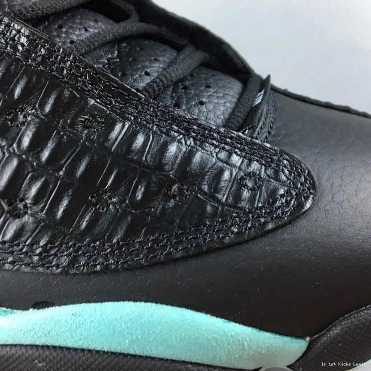 13 Green  Island 414571-030 Jordan Retro Black 0122